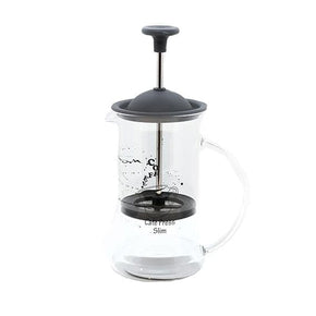 HARIO's Coffee Press Slim Premium Glass Coffee Maker 240ml Single Cup Brewing