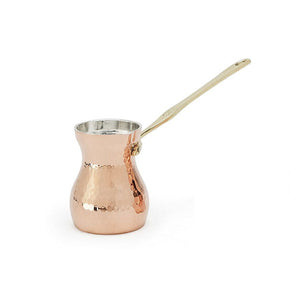 STC Pro 1 Copper Pot Cezve – Tin Plated, 150ml (5oz) Capacity for Turkish Coffee
