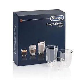 De'Longhi DLSC302 Fancy Collection Espresso, Cappuccino, and Latte Macchiato Glass