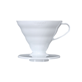 Hario Ceramic Coffee Dripper V60-02 VDCR-02-W Enhances water flow